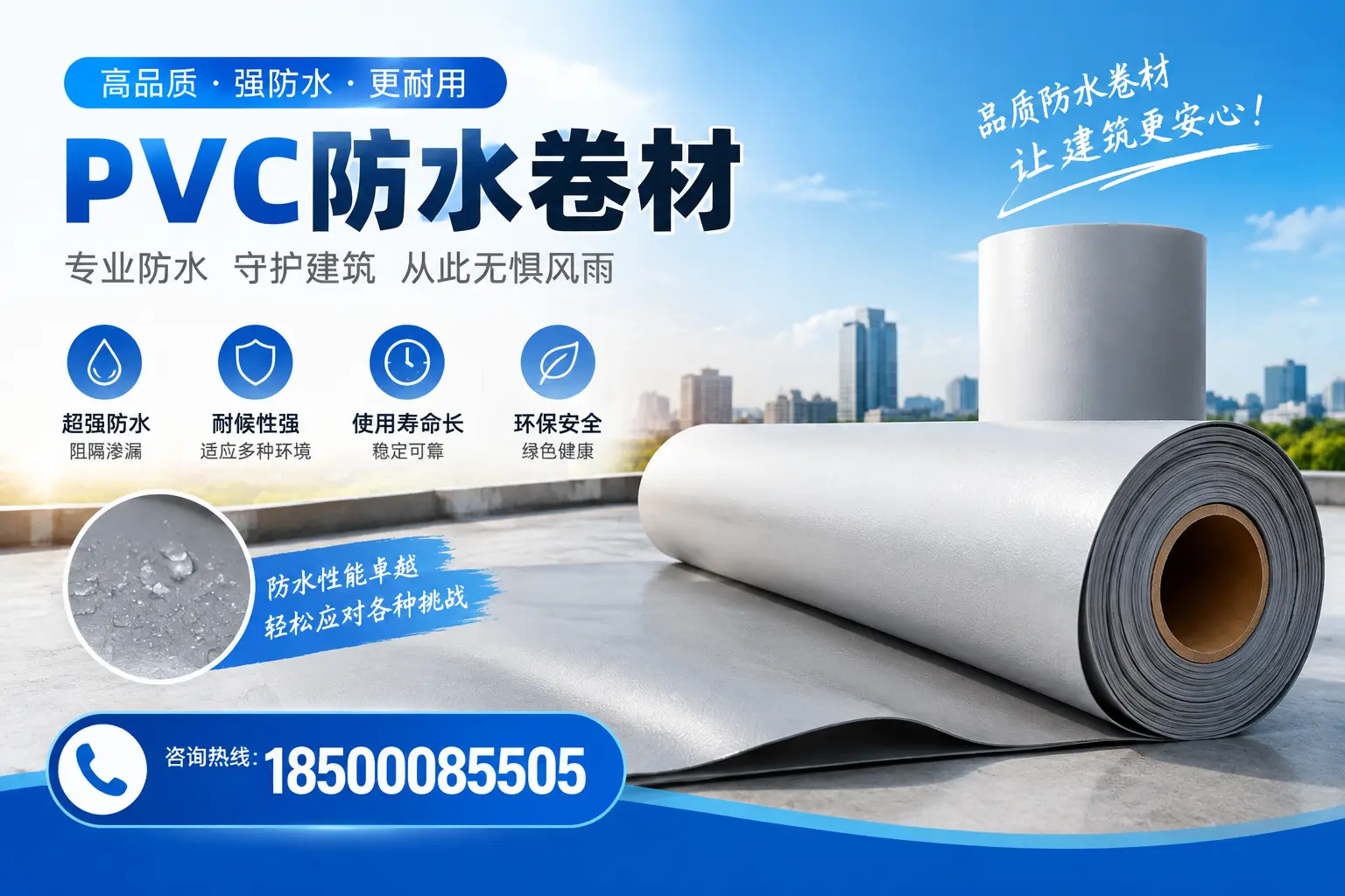如何选择高质量的PVC防水卷材？黄南消费者必看指南